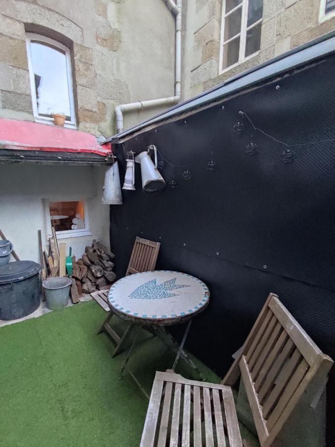 La Maison de l'Amiral vue sur mer à Granville Esterno foto